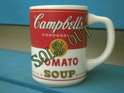 画像1: sold キャンベル　トマトスープマグ