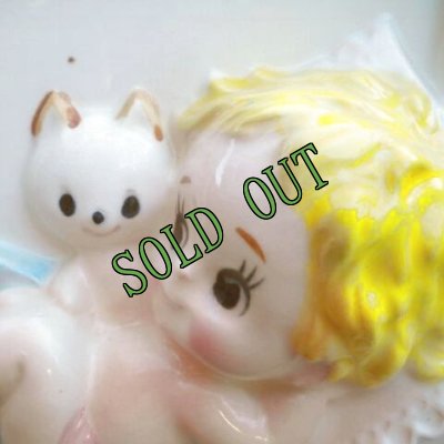 画像4: sold ベビープランター　アルファベットブロック　ベビーとネコちゃん