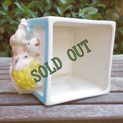 画像5: sold ベビープランター　アルファベットブロック　ベビーとネコちゃん