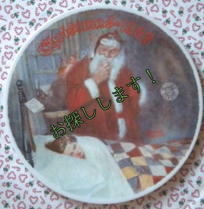 画像1: sold Norman Rockwell, Christmas Plate, 1986 Deer Santy Claus