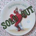 sold Norman Rockwell, Christmas Plate, 1989 Jolly Old St. Nick