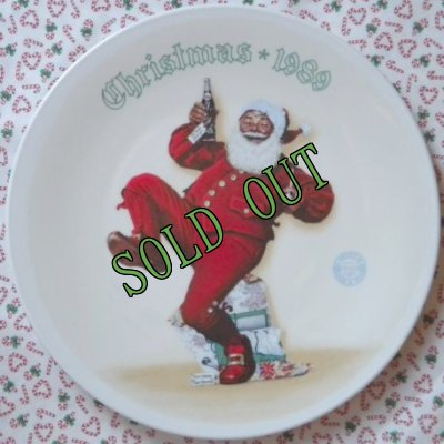 画像1: sold Norman Rockwell, Christmas Plate, 1989 Jolly Old St. Nick