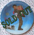 sold Norman Rockwell, Christmas Plate, 1981 Wrapped Up In Christmas