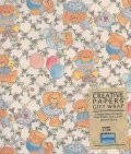 Vintage Wrapping Paper Bears with balloons