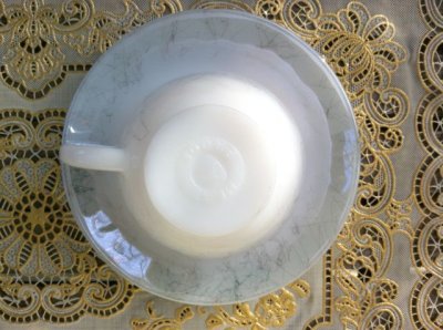 画像4: フェデラル ミルクグラス メタリックスクラッチ模様入り ３ピースセット