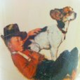 画像2: ノーマン・ロックウェル　ノーマン・ロックウェル・ミュージアムの1984年製フォーシーズン・マグ・コレクション　「少年と愛犬(1956年）」 No.1 (2)