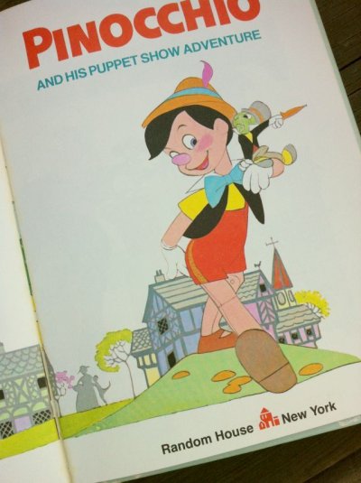 画像2: 洋書　ディズニー絵本　ピノキオ　1973年作 ハードカバー　ランダムハウス（ニューヨーク）刊B