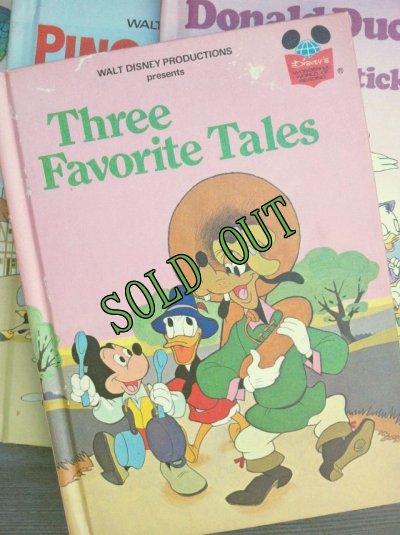 画像1: sold 洋書　ディズニー絵本　お気に入りのお話３つ　1975年作 ハードカバー　ランダムハウス（ニューヨーク）刊