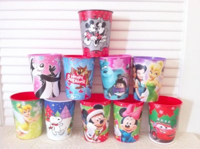 画像1: Brand New, Hallmark, Set of 10 Plastic Party Cups #5 (Disney / Snoopy / Cartoon)