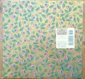 Vintage Hallmark Wrapping Paper, Metallic Flowers , 2 sheets