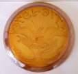 画像4: インディアナグラス 1976年アメリカ建国200年記念 アメリカン・イーグル ゴールド・カーニバルグラス飾り皿 新品箱つき (4)