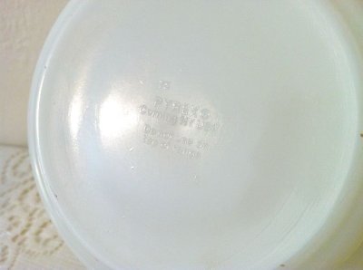 画像10: パイレックス オールドタウンブルー ミルクグラス バター・タブ・ディッシュ