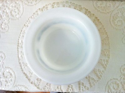 画像9: パイレックス オールドタウンブルー ミルクグラス バター・タブ・ディッシュ