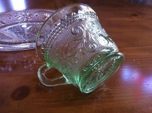 他の写真1: sold Indiana Glass, Tiara Sandwich Green, Plate for Snack/Canape Set