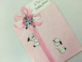 Vintage Pink Birthday gift Card / Used Hallmark 