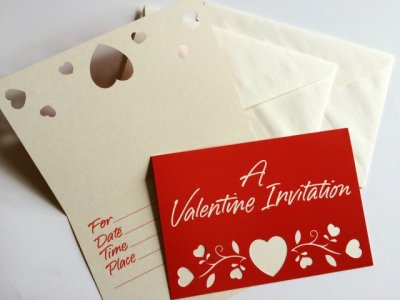 画像1: NEW Hallmark, 2 Valentine Invitation Cards Set
