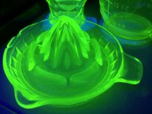 他の写真2: Depression Vaseline / Uranium Glass Reamer, Green, AS IS