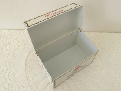 画像5: ビンテージ・レシピ缶　トールペイント柄　オハイオ・アート社　made in USA