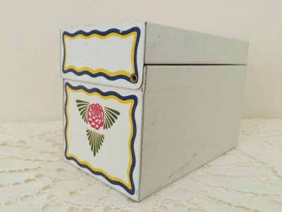 画像3: ビンテージ・レシピ缶　トールペイント柄　オハイオ・アート社　made in USA