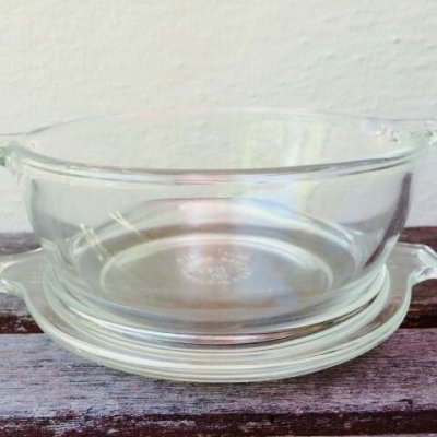 画像6: ＊パイレックス クリアーミニキャセロールディッシュ フタ付 型番018 10オンス（300ml）