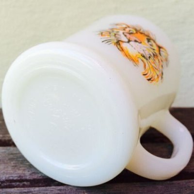 画像5: ファイヤーキング　ミルクグラス・マグ　エッソ石油　”トニー・ザ・タイガー”