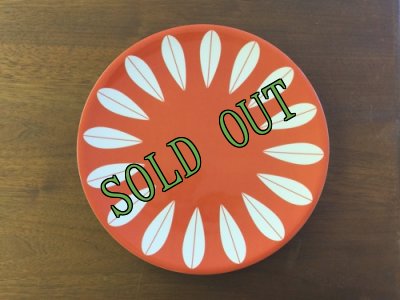 画像1: sold 新品　ダンスク オレンジ・ディナー皿 メラミン（プラスティック）