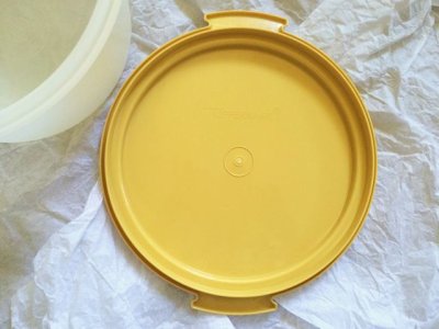 画像5: ビンテージ・タッパーウェア ケーキテイカー・キーパー（大）カーキイエロー