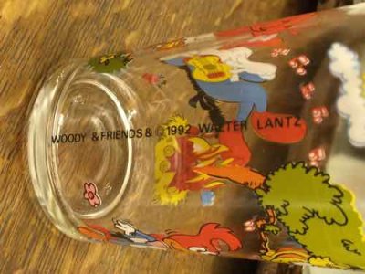 画像2: ＊Woody & Friends 1992 Walter Lantz Glass #1