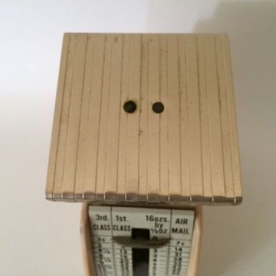 画像8: ビンテージ　ペルーズ社　1ポンド　ミニースケール ※オンス-ポンド計量のみ アメリカの1958年8月1日郵便料金レート版　made in USA