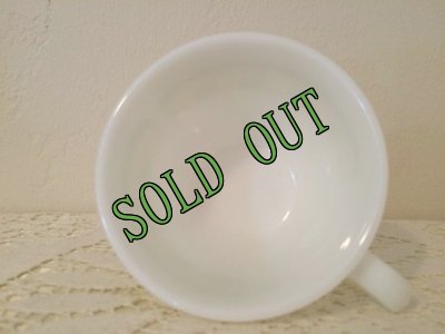 画像4: sold パイレックス ミルクグラス サマー・インプレッション・サンシャイン ぽってりカップ