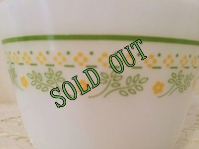 画像7: sold パイレックス ミルクグラス サマー・インプレッション・サンシャイン ぽってりカップ