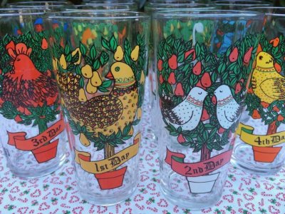 画像6: インディアナグラス　1980年ペプシコーラ「クリスマスの12日」タンブラー 12個フルセット