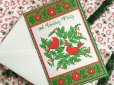 画像1: sold 未使用ビンテージ・ホールマーク　クリスマス・インビテーションカード（白封筒つき） アメリカ製 (1)