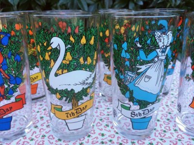 画像3: インディアナグラス　1980年ペプシコーラ「クリスマスの12日」タンブラー 12個フルセット