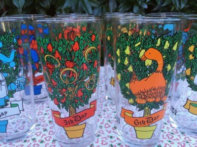 画像10: インディアナグラス　1980年ペプシコーラ「クリスマスの12日」タンブラー 12個フルセット