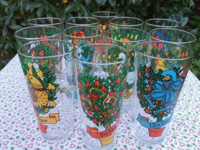 画像4: インディアナグラス　1980年ペプシコーラ「クリスマスの12日」タンブラー 12個フルセット