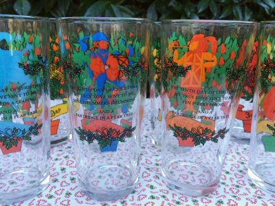 画像14: インディアナグラス　1980年ペプシコーラ「クリスマスの12日」タンブラー 12個フルセット