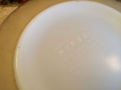 画像6: パイレックス　ミルクグラス　フォレストファンシー　シンデレラボウル(LL)　4リットル　製品番号464