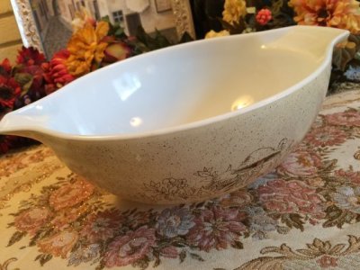 画像3: パイレックス　ミルクグラス　フォレストファンシー　シンデレラボウル(LL)　4リットル　製品番号464