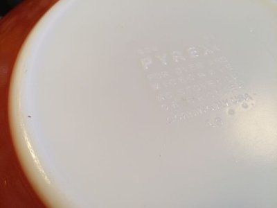 画像5: パイレックス　ミルクグラス　オータムハーベスト　ミキシングボウル　４リットル　製品番号404　SALE!
