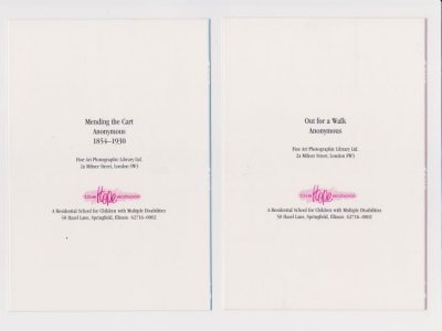 画像2: 新品　ビンテージ・カード２枚組（白封筒つき）　キッズ/少女と子猫 アメリカ製