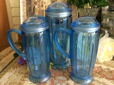 画像4: スターバックス 2002・2003年 北米限定販売 アクアブルー・ロケットタンブラー ３個セット　