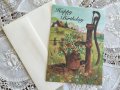 Vintage Birthday Card, Pomp in the Farm, made in USA