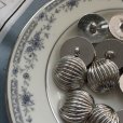 画像1: NEW Button Metal Round Silver (M) (1)