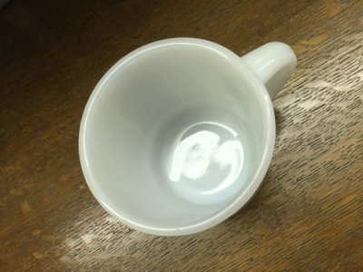 画像3: FireKing, Milk Glass Stacking Mug, White