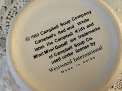 画像6: ＊キャンベル スープマグ 1989年(ウエストウッド社)　