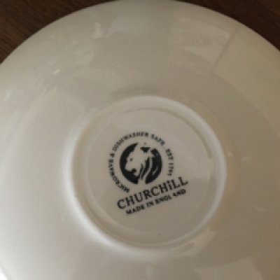 画像8: チャーチル　ブルーウィロー　カップ＆ソーサー　その２　made in England