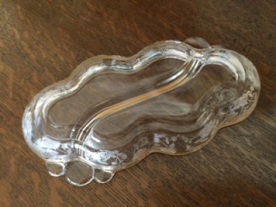 画像6: ＊Duncan Miller Heavy Glass Canterbury Divided Relish Dish with Gold (1938-1955)