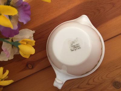 画像5: コレール (コーニング社）スプリングブロッサムクレイジーデイジー　オープンハンドルクリーマー