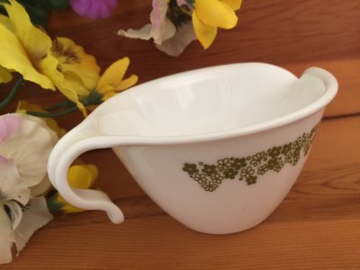 画像3: コレール (コーニング社）スプリングブロッサムクレイジーデイジー　オープンハンドルクリーマー